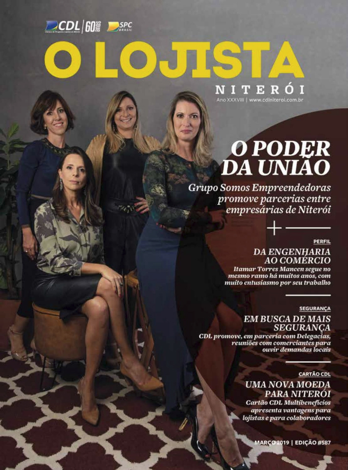 Revista O Lojista marco 2019, CDL Niteroi