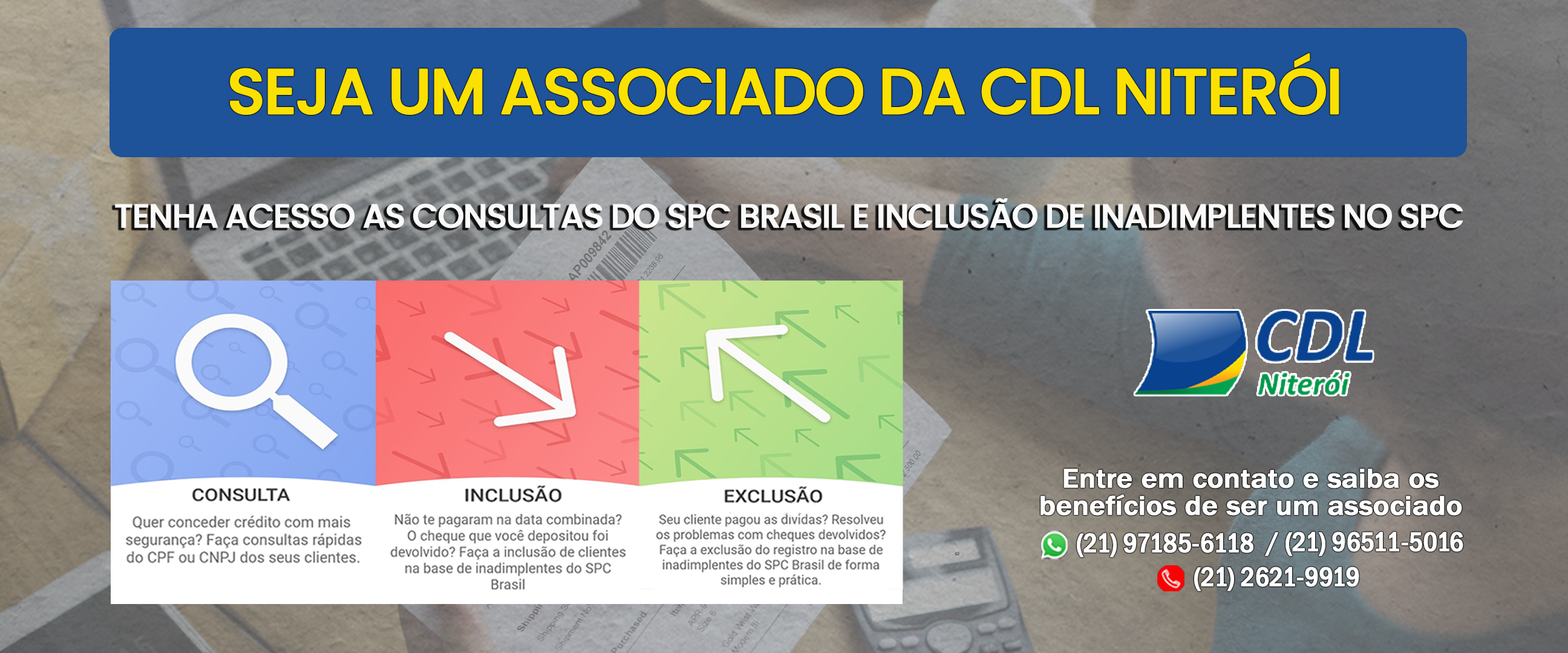 Seja um associado da CDL Niterói